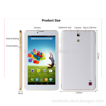 Portable 7inch LTE 4G tablet pc with 1GB+8GB for bulk selling